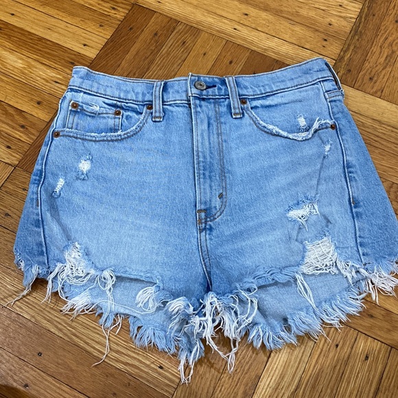 Abercrombie high rise mom short size 27/4 - Picture 4 of 6